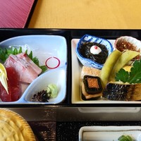 割烹みなと (アートホテル大阪ベイタワー) - お造り、八寸