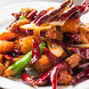 刀削麺酒家 - 料理写真:鶏と唐辛子の山椒風味