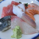まるしん - 刺身盛り合わせ