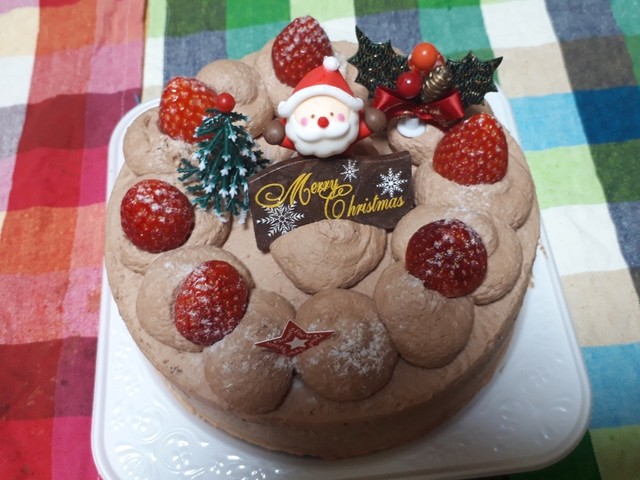 Merry Christmas 今年はチョコレートケーキ By いまりお嬢様 菓子工房 えとわぁる 岩槻 ケーキ 食べログ