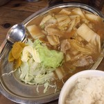 定食酒場食堂 - あんかけが熱々でたっぷり！