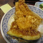 萬蔵庵 - 天丼アップ