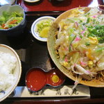 萬蔵庵 - 揚げそばちゃんぽん