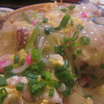 萬蔵庵 - 具だくさんでどんどん食べ進みます