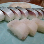 浜勢 - 鯖と平目のお鮨