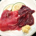 三扇 - 鯨刺し盛合わせ