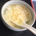 中国料理 萬福飯店 - 玉子スープ