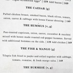 Food4Thought - Wrapメニュー