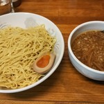 元祖敏々亭 びんびん - つけ麺(700円)＋特大(200円)