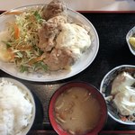 酒蔵 強三 - 鶏南蛮タルタル定食（税込700円）