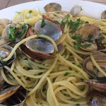 Torattoria Da Attilio In Paese - こちらはワイフが注文したspaghetti arselle こちらも麺ましましアサリましましです