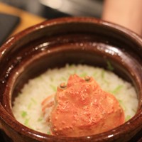 馳走菴 ひじり - せいこがにのご飯　のこっても持って帰れません