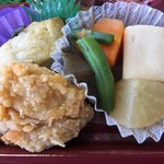 Supasenta Okuwa Koutaten - 鯖塩焼き 鶏唐揚げ 煮物