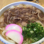 与喜饂飩 - 肉うどん♡¥800＋¥100(大盛り)