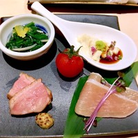 喜鈴 別邸 - コースの前菜。
