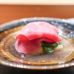 肉割烹 上 - しゃぶしゃぶ  神戸川岸牧場サーロイン、 福岡八女産筍、 クレソ