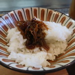 日本料理 きた川 - なめ茸をのせてみました