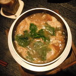 くいもの屋 わん - マツタケと舞茸の釜炊き雑炊