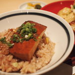 おでん・郷土料理 すぎのこ - 豆腐めし（半）