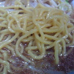福来軒 - 味噌らーめんの麺アップ