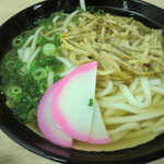 Shimonosekiekimachiaibaiten - ごぼう天うどん　400円