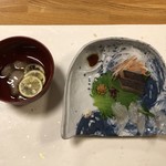 鰻はし本 - 鰻刺しと赤なまこ