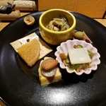 食堂 あいそ - 前菜の盛り合わせ