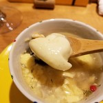 食堂 あいそ - モッツァレラ茶碗蒸し