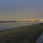 歌行燈 - （おまけ）愛知と三重を隔てる木曽三川の一、揖斐川。架橋されていなかった頃は、川を渡るより海を渡る方が早かった