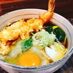 そば処　松屋 - 天ぷら蕎麦＊卵