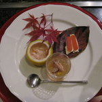 Teppanyaki Suteki Azuma - 前菜です。