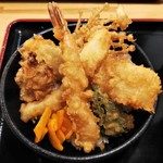 てんぷら広場 食道 - 海鮮天丼