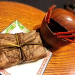 日本料理 梅林 - うなぎの朴葉蒸し、伊勢海老椀