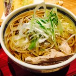 山形蕎麦と串揚げのお店 焔蔵 - 冷たい肉そば