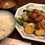 中華風家庭料理 ふーみん - ふーみん(豚肉の梅干煮定食)