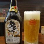 もつ焼 あぶさん - オリオン生と泡盛