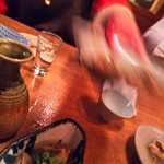 おでんと肴 さかもと - 物凄いスピードで食べる美女