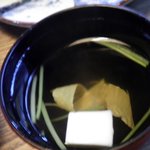 とり松 - お吸い物付