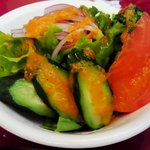西洋亭 - オムライスセットのサラダ
