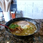 麺処 蓮海 - 鮪豚骨麺 塩（750円-100円=650円）