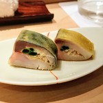 匠 進吾 - 酢〆の鯖、ガリを挟んで