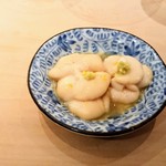 匠 進吾 - 鱈の白子の出汁漬け