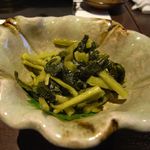 主水 - 葉わさび漬け