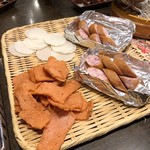 Mekikinoginji - 炙り三種盛り