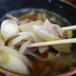 鬼うどん 金田 - 肉汁の具