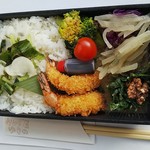 おかず屋 ゆきの - ゆきの日替弁当 税込800円 ※角度を変えて撮影(2018.12.25)