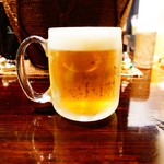 かしわや 泰 美酒佳鶏 - 生ビール（ハートランド）