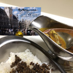 かれーの店 うどん  - 季節のかれー冬（薬膳・スパイシー挽肉：１３００円）