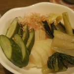 酒菜坊 橋蔵 - お新香盛り合わせ