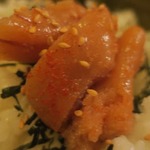 酒菜坊 橋蔵 - だし茶漬け＜明太子＞　ズームアップ